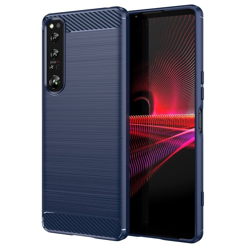 Sony Xperia 1 IV - Metall Carbon Look Hülle - Image 6