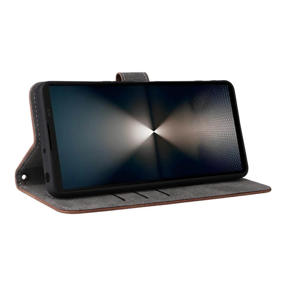 Sony Xperia 1 VII - Ledertasche mit RFID Blocker - Image 21