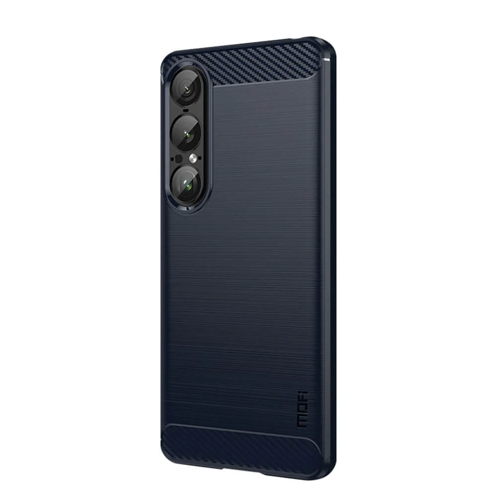 Sony Xperia 1 VII - Metall Carbon Look Hülle - Image 5