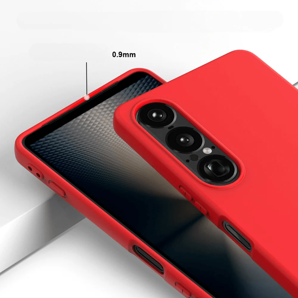 Sony Xperia 1 VII - Silikon Gummi Hülle mit Riemen - Image 11
