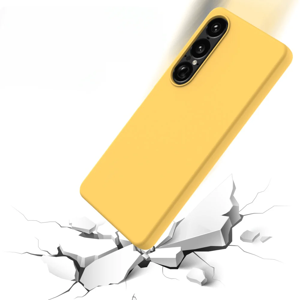 Sony Xperia 1 VII - Silikon Gummi Hülle mit Riemen - Image 19