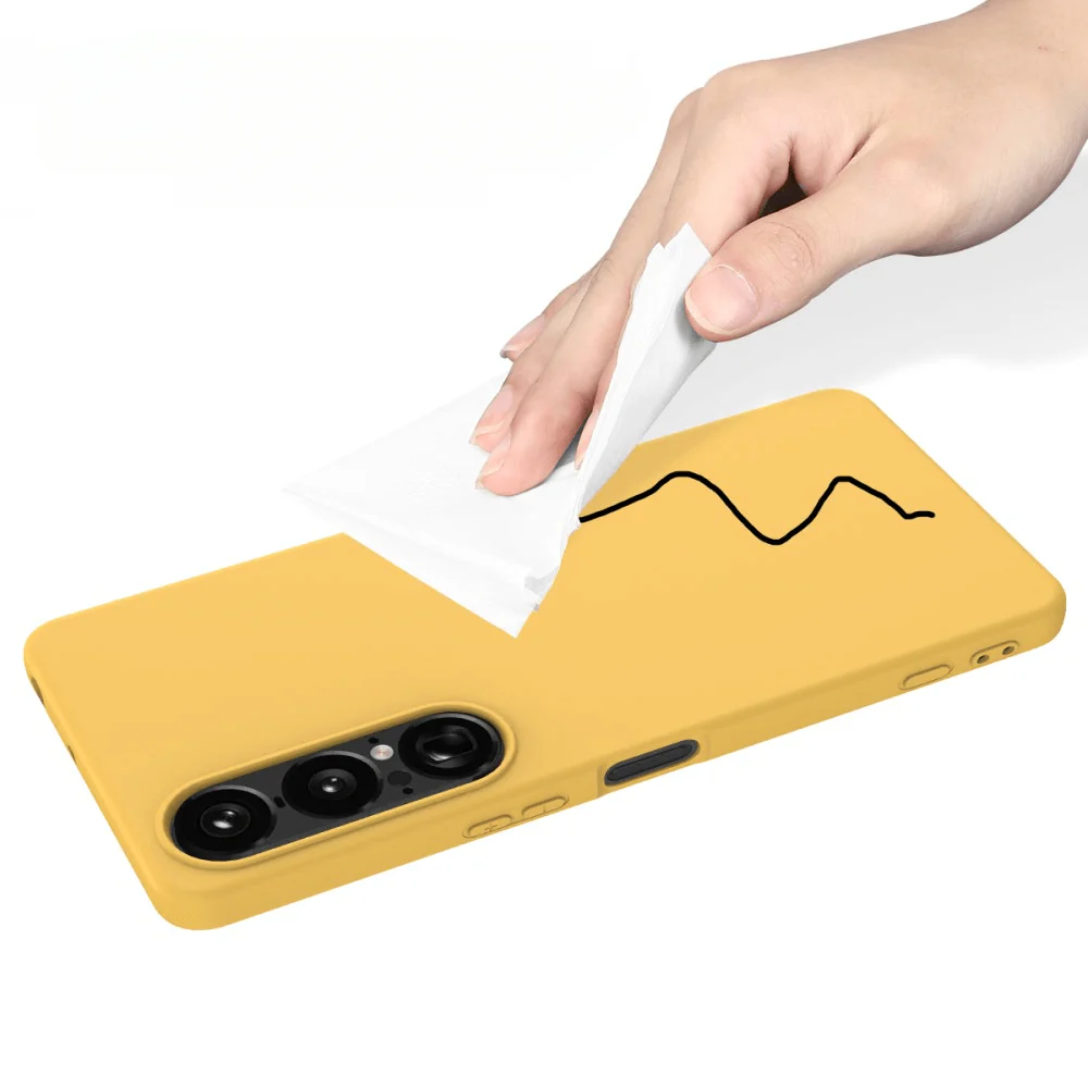 Sony Xperia 1 VII - Silikon Gummi Hülle mit Riemen - Image 21
