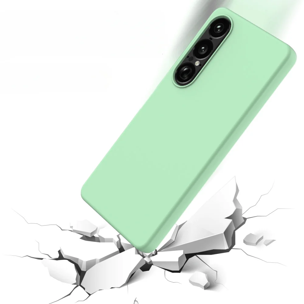 Sony Xperia 1 VII - Silikon Gummi Hülle mit Riemen - Image 26