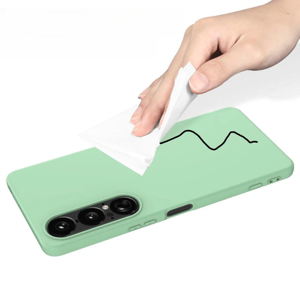 Sony Xperia 1 VII - Silikon Gummi Hülle mit Riemen - Image 28