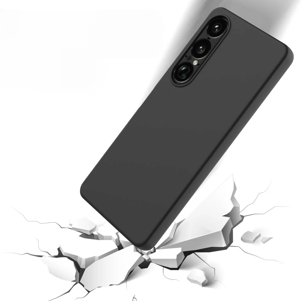 Sony Xperia 1 VII - Silikon Gummi Hülle mit Riemen - Image 5