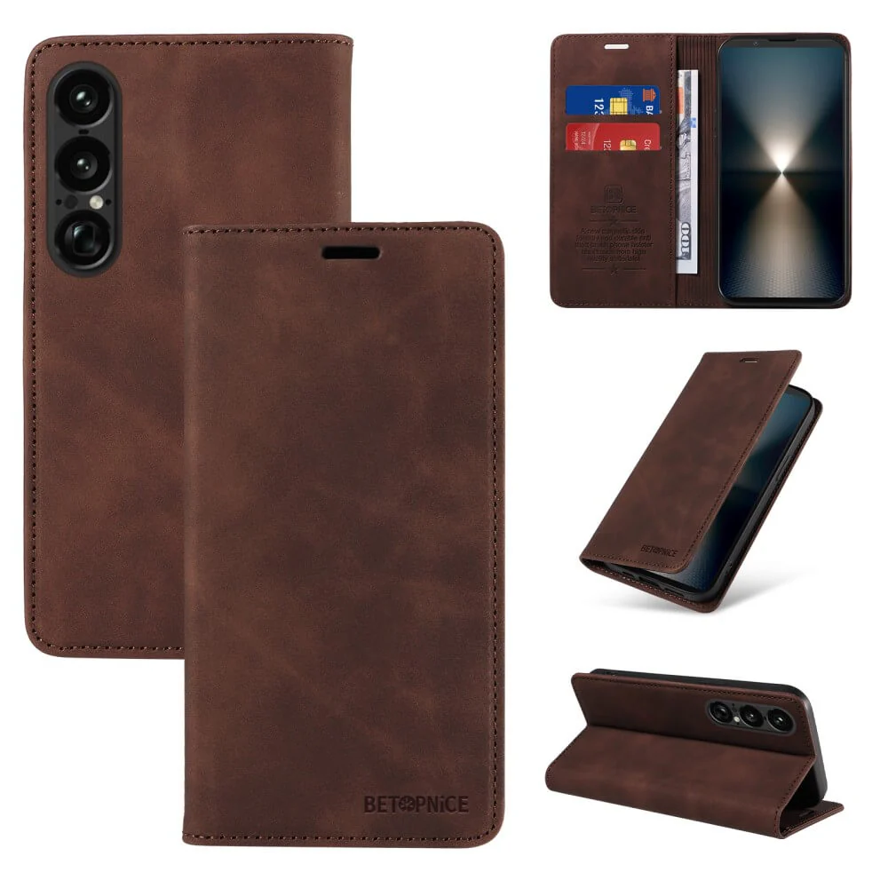 Sony Xperia 1 VII - Vintage Flip Case - Image 12