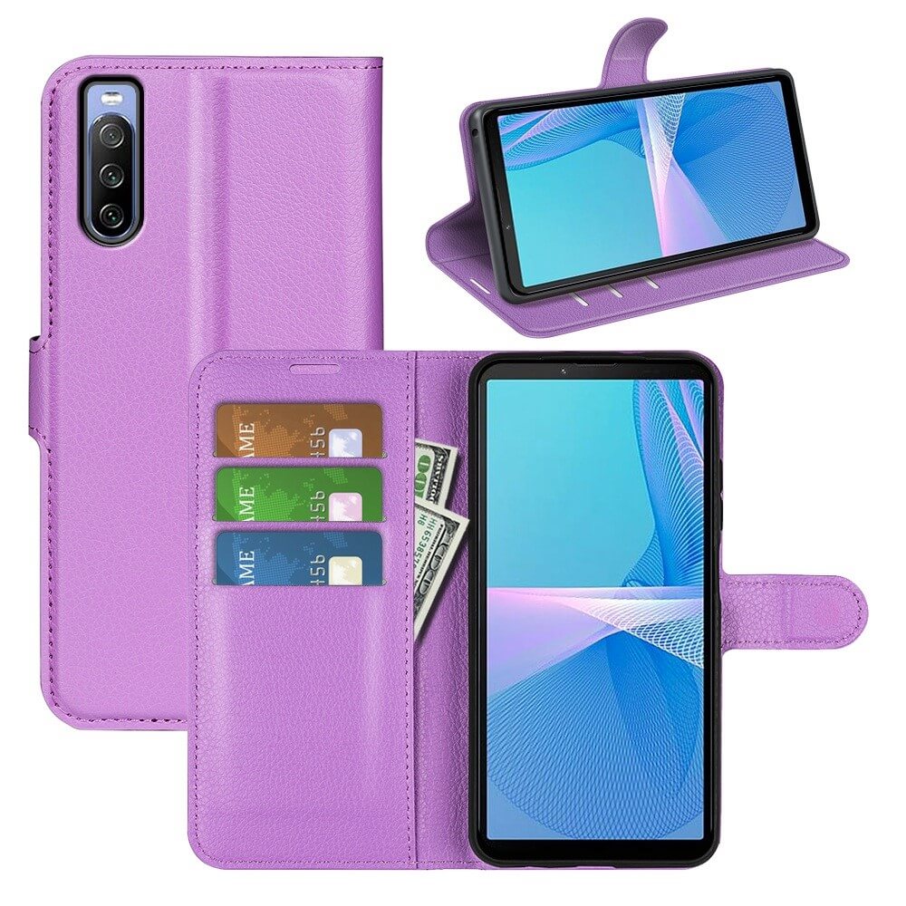Sony Xperia 10 IV - Leder Etui Hülle - Image 36