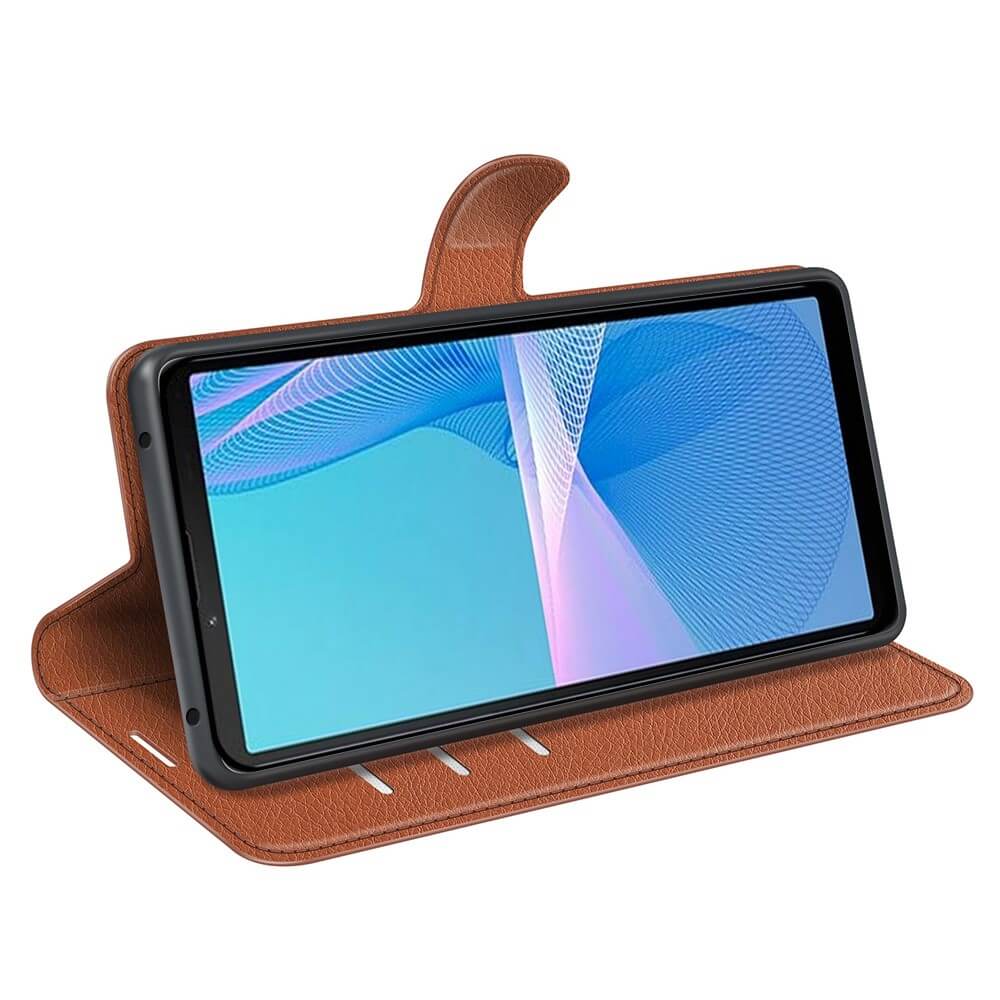 Sony Xperia 10 IV - Leder Etui Hülle - Image 41