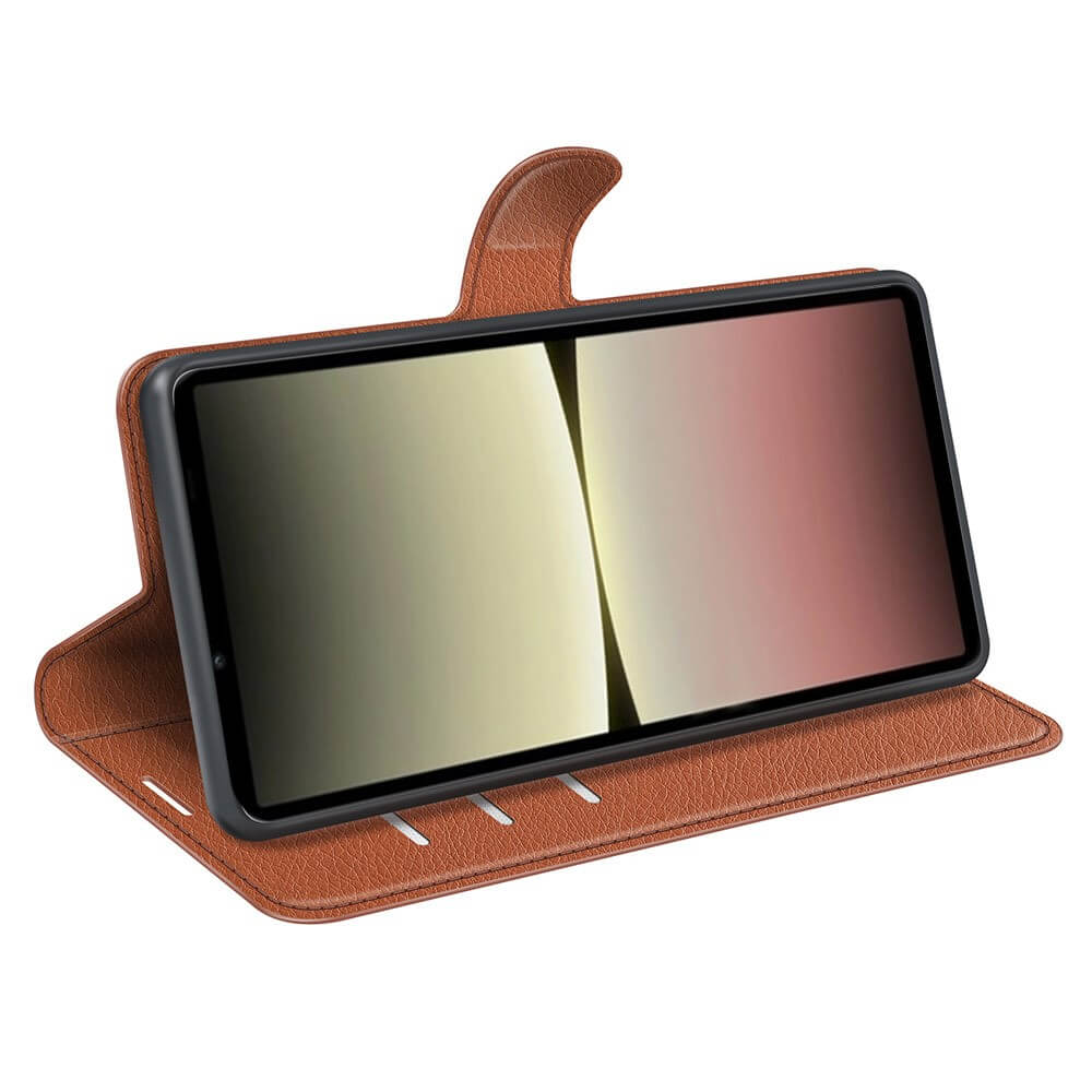 Sony Xperia 10 V - Leder Etui Hülle - Image 32