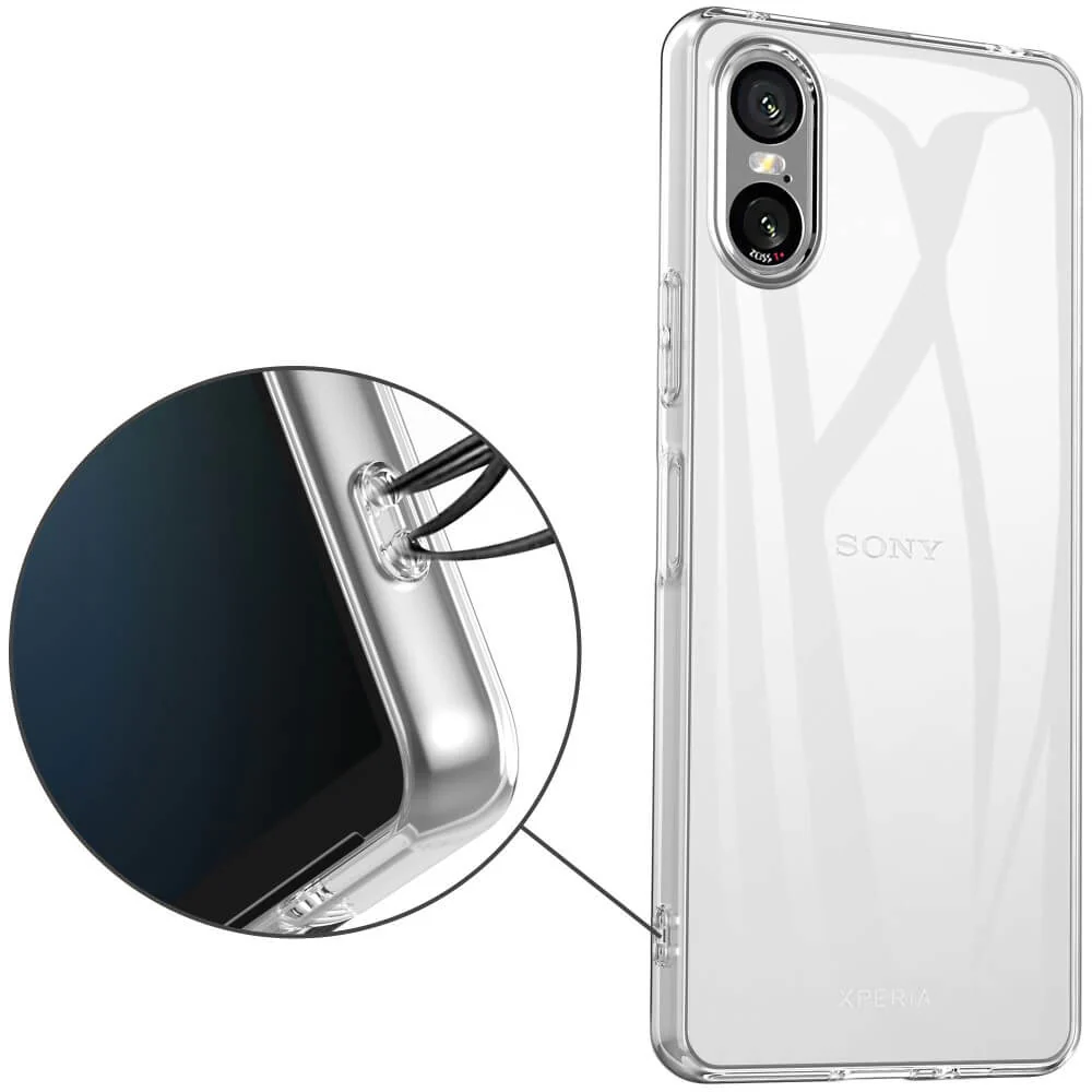 Sony Xperia 10 VI - Silikon Gummi Case transparent - Image 4