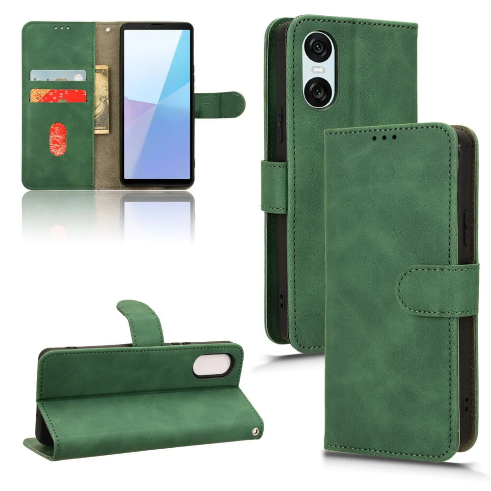 Sony Xperia 10 VI â Wildleder Look Etui im Vintage Design - Image 16