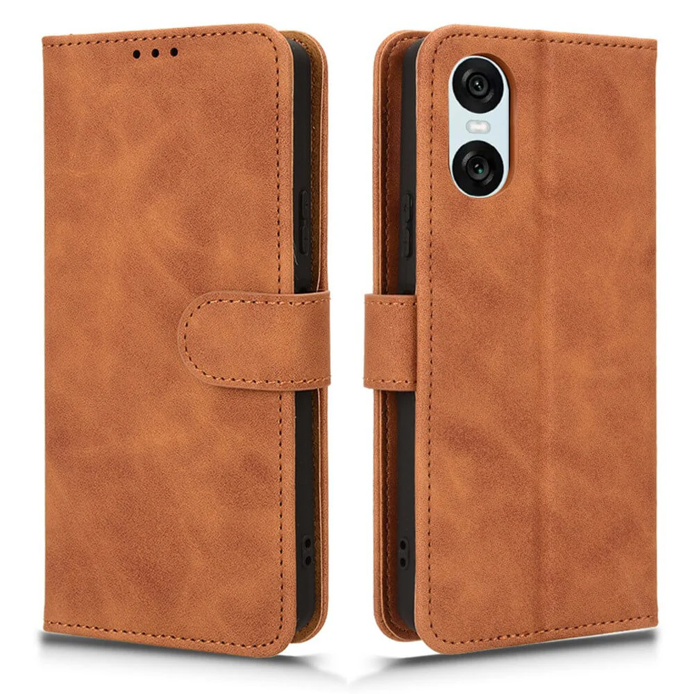 Sony Xperia 10 VI â Wildleder Look Etui im Vintage Design - Image 24