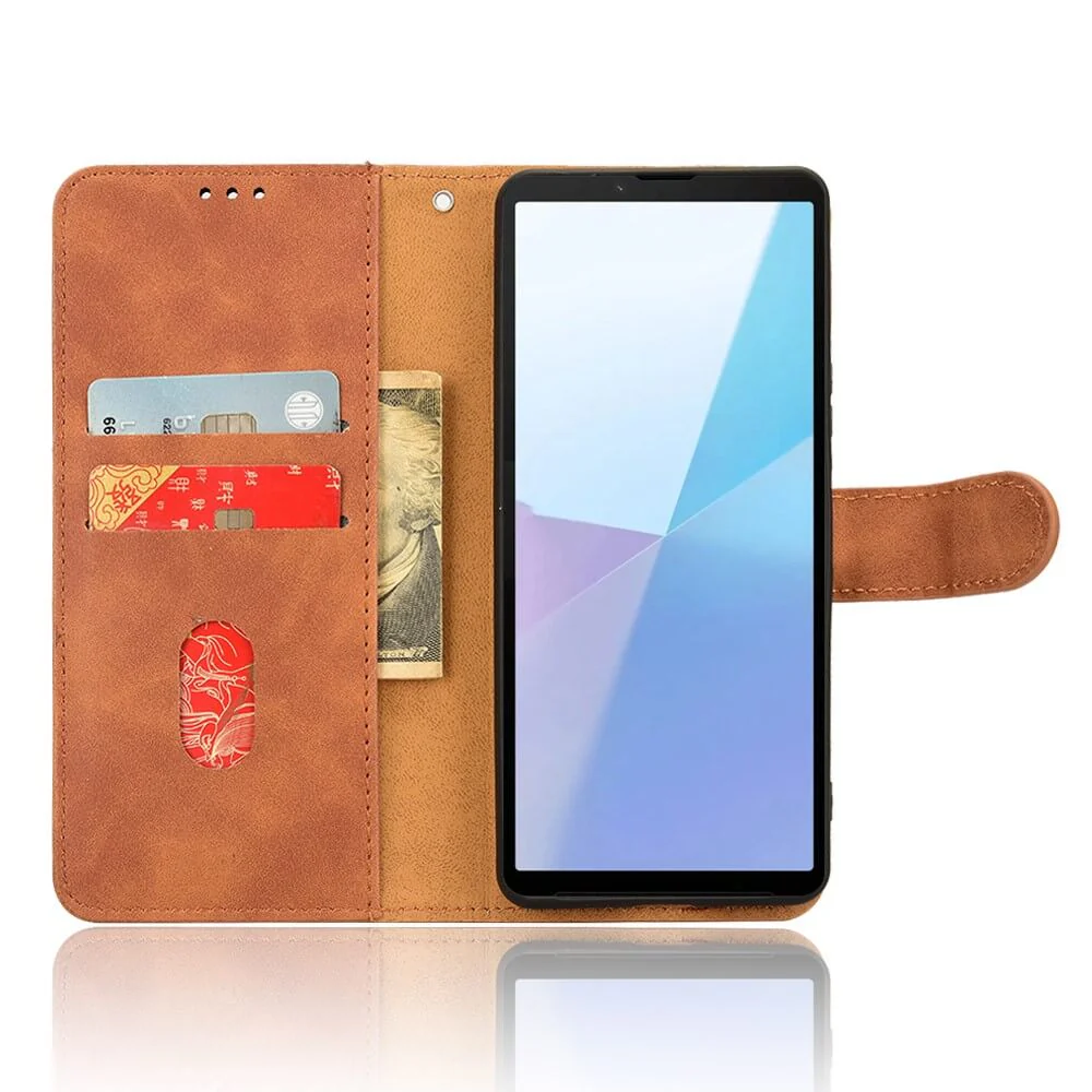 Sony Xperia 10 VI â Wildleder Look Etui im Vintage Design - Image 25