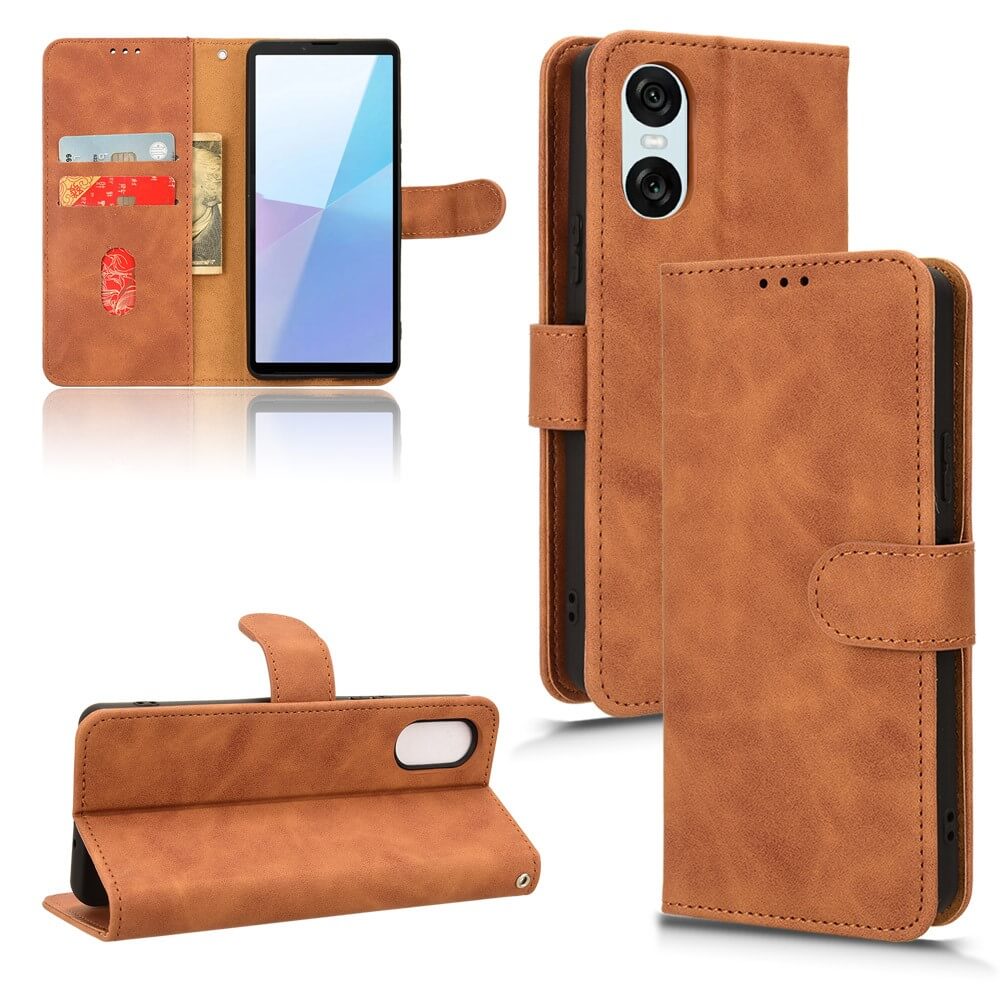 Sony Xperia 10 VI â Wildleder Look Etui im Vintage Design - Image 26