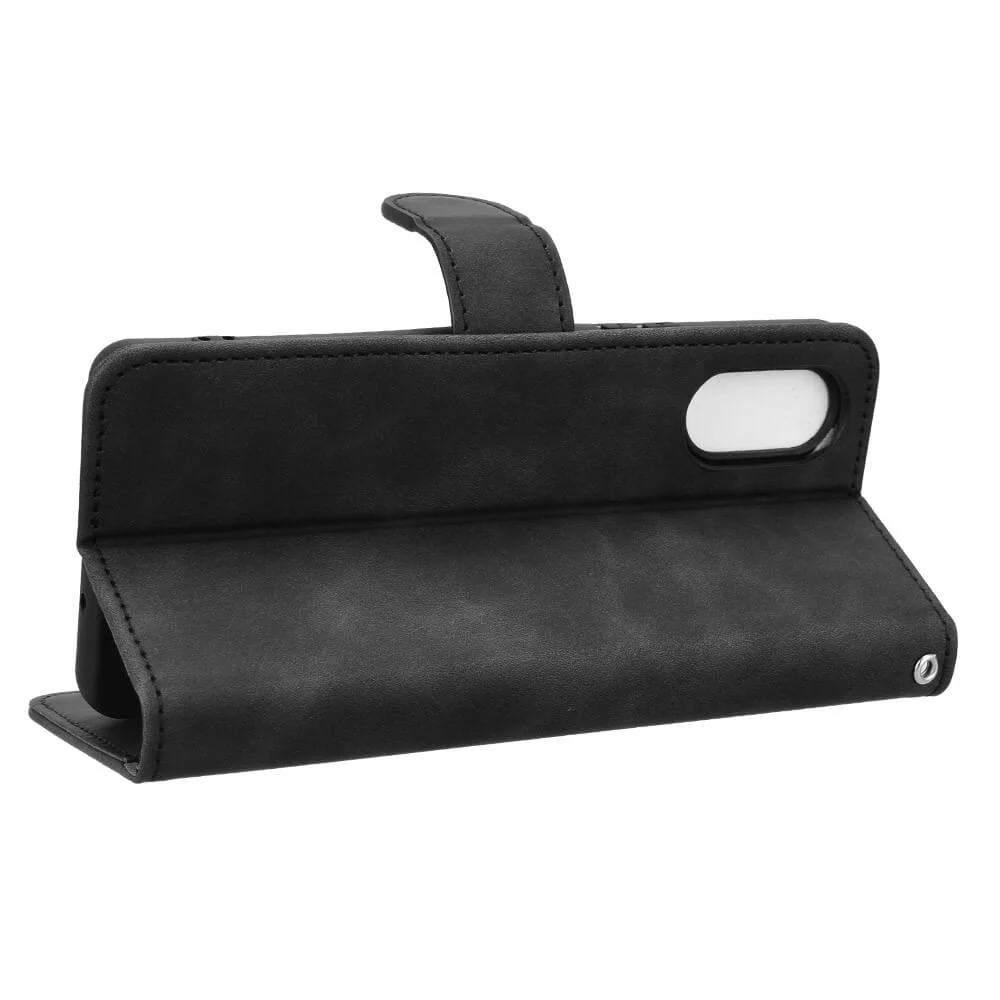 Sony Xperia 10 VI â Wildleder Look Etui im Vintage Design - Image 4