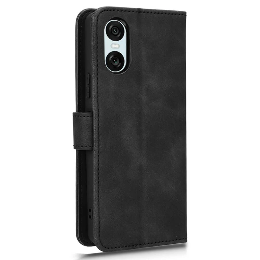 Sony Xperia 10 VI â Wildleder Look Etui im Vintage Design - Image 5