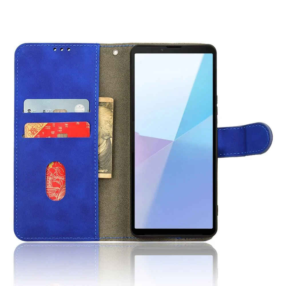 Sony Xperia 10 VI â Wildleder Look Etui im Vintage Design - Image 8