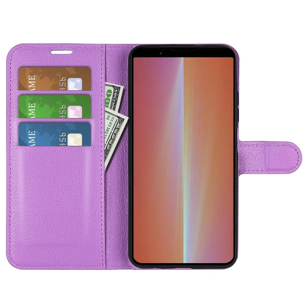 Sony Xperia 5 V - Leder Etui Hülle - Image 31