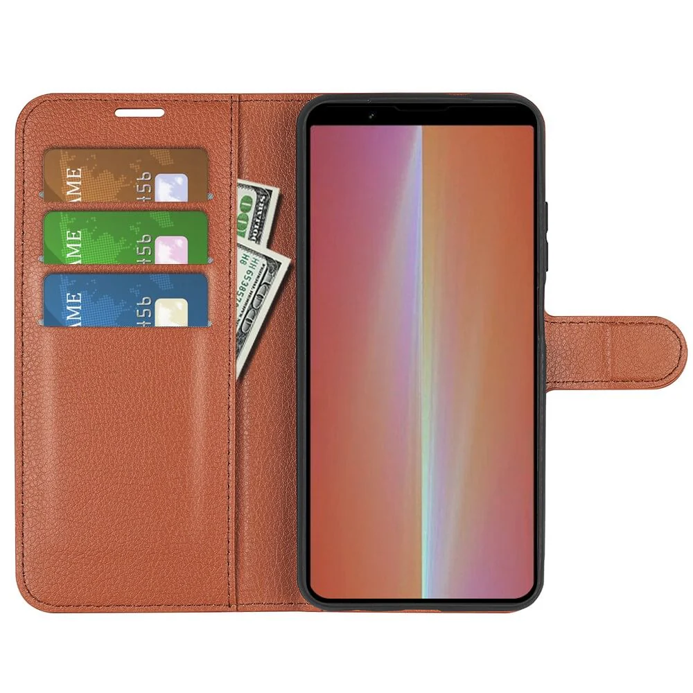 Sony Xperia 5 V - Leder Etui Hülle - Image 36