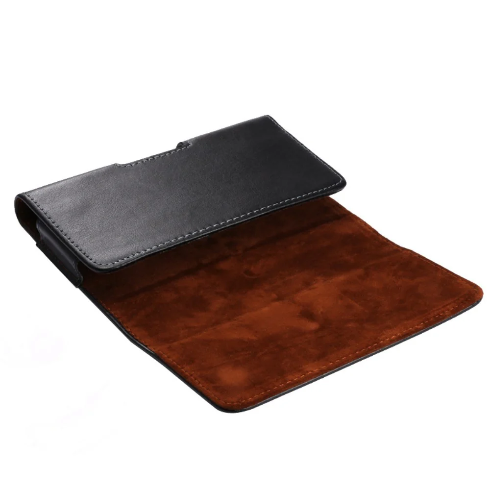Universal - Gurttasche S Horizontal Aus Echt Leder Schwarz - Image 4
