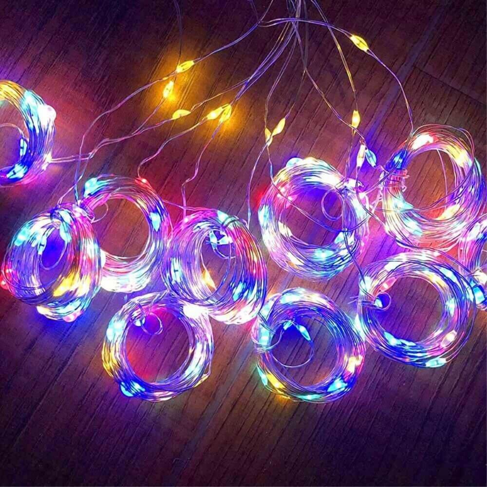 Vorhang Lichterkette USB 3x3m 300 Led - Image 18