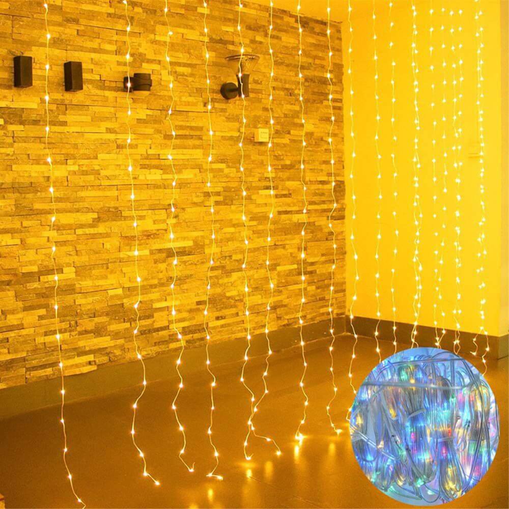 Vorhang Lichterkette USB 3x3m 300 Led - Image 3