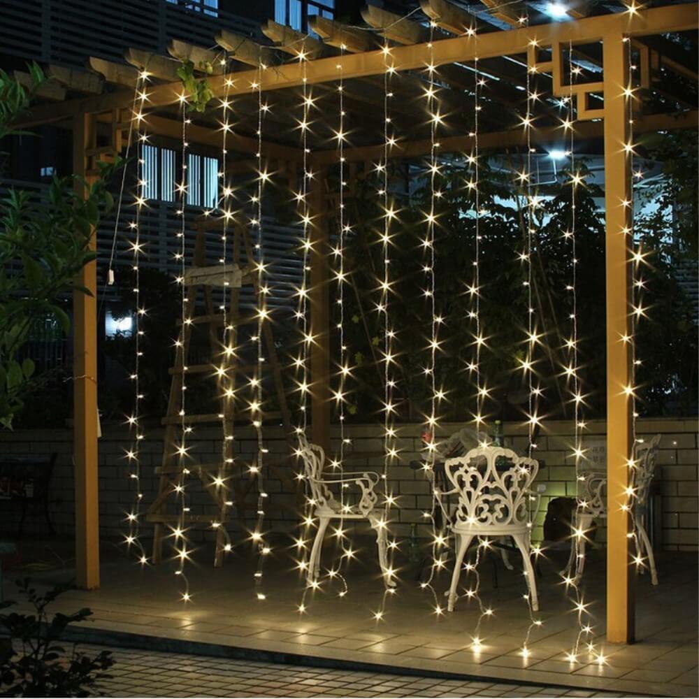Vorhang Lichterkette USB 3x3m 300 Led - Image 6