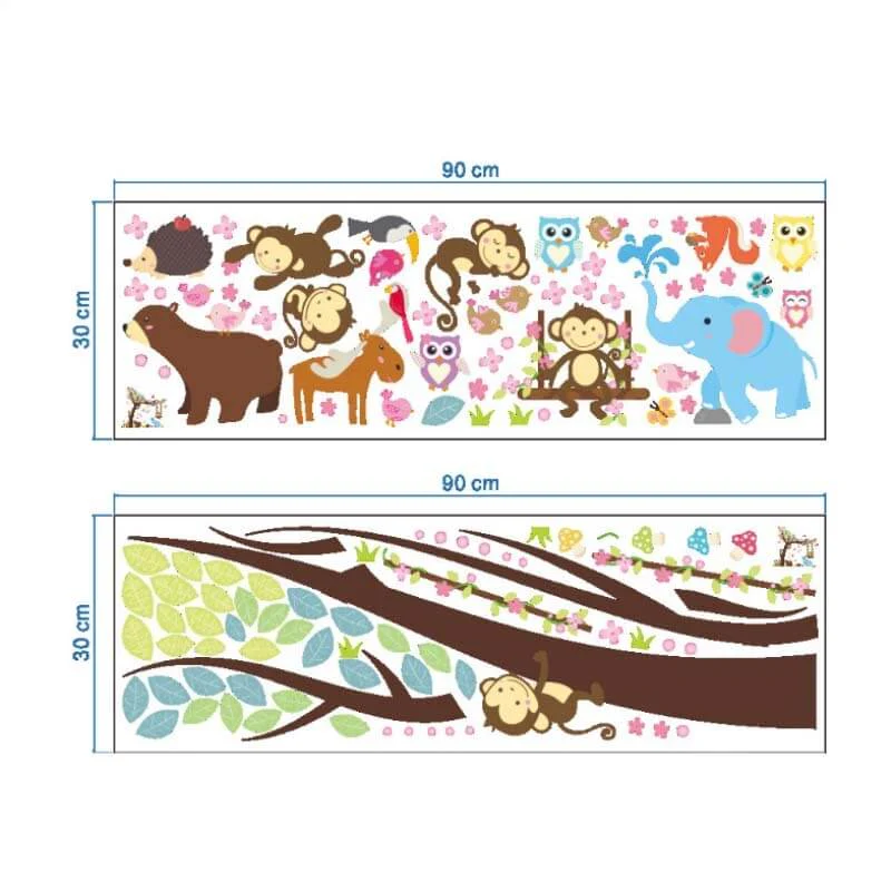 Wandsticker Tattoo Aufkleber Monkey - Image 2