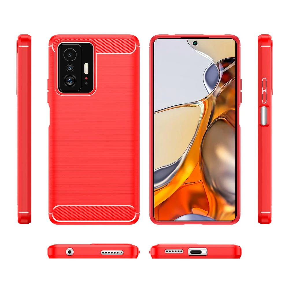 Xiaomi 11t - Metall Carbon Look Hülle - Image 3