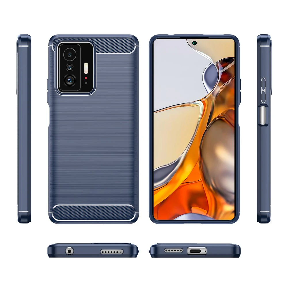 Xiaomi 11t - Metall Carbon Look Hülle - Image 4
