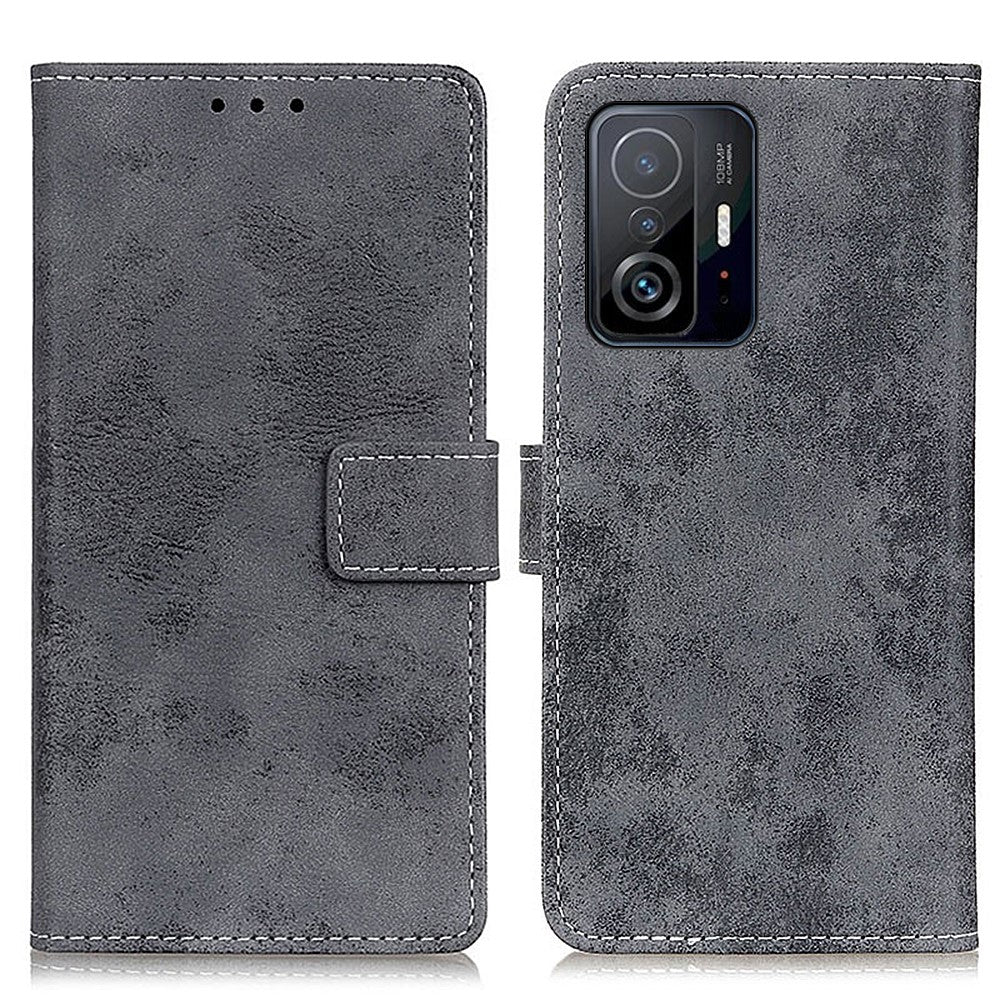 Xiaomi 11t - Vintage Etui Wildleder Optik - Image 10