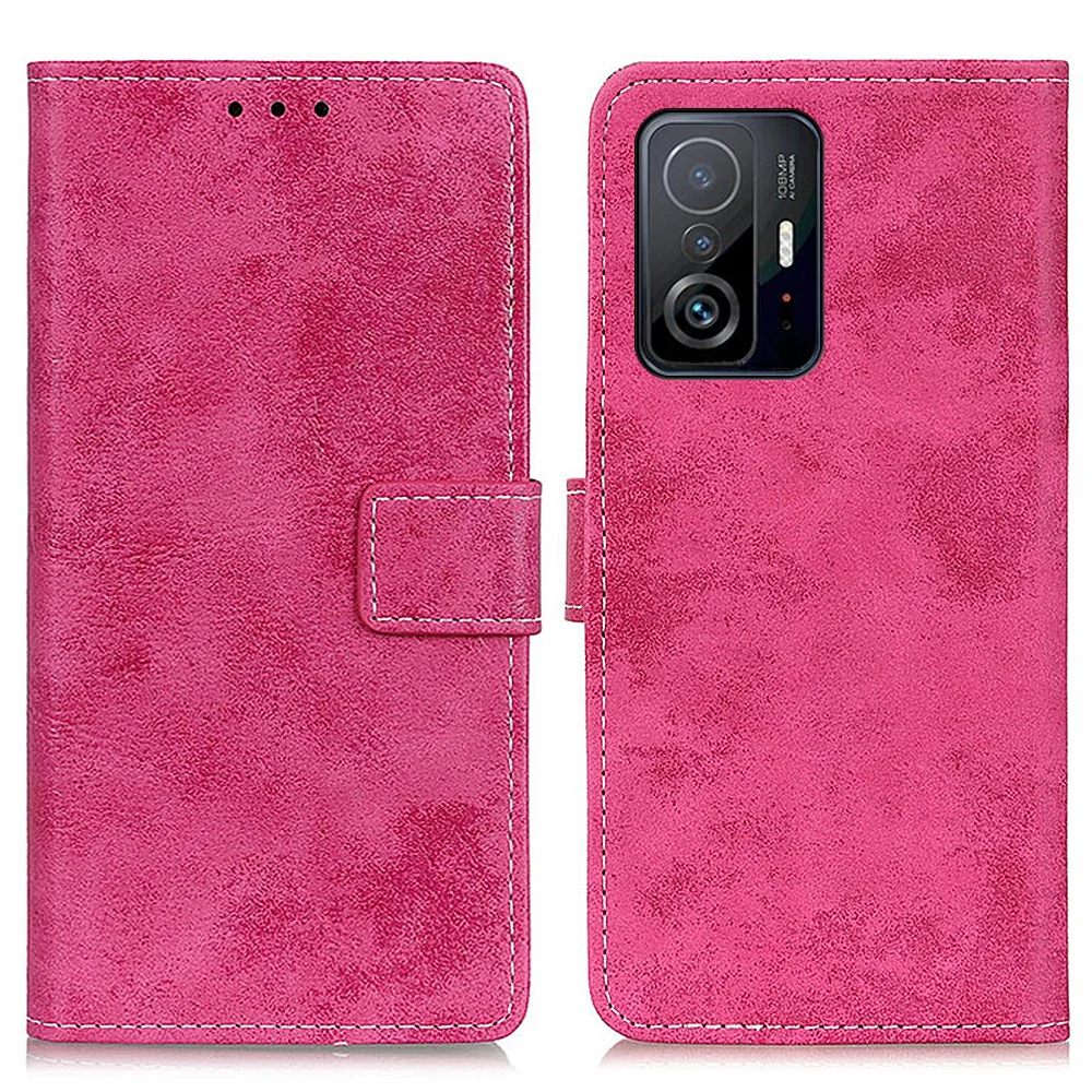 Xiaomi 11t - Vintage Etui Wildleder Optik - Image 18