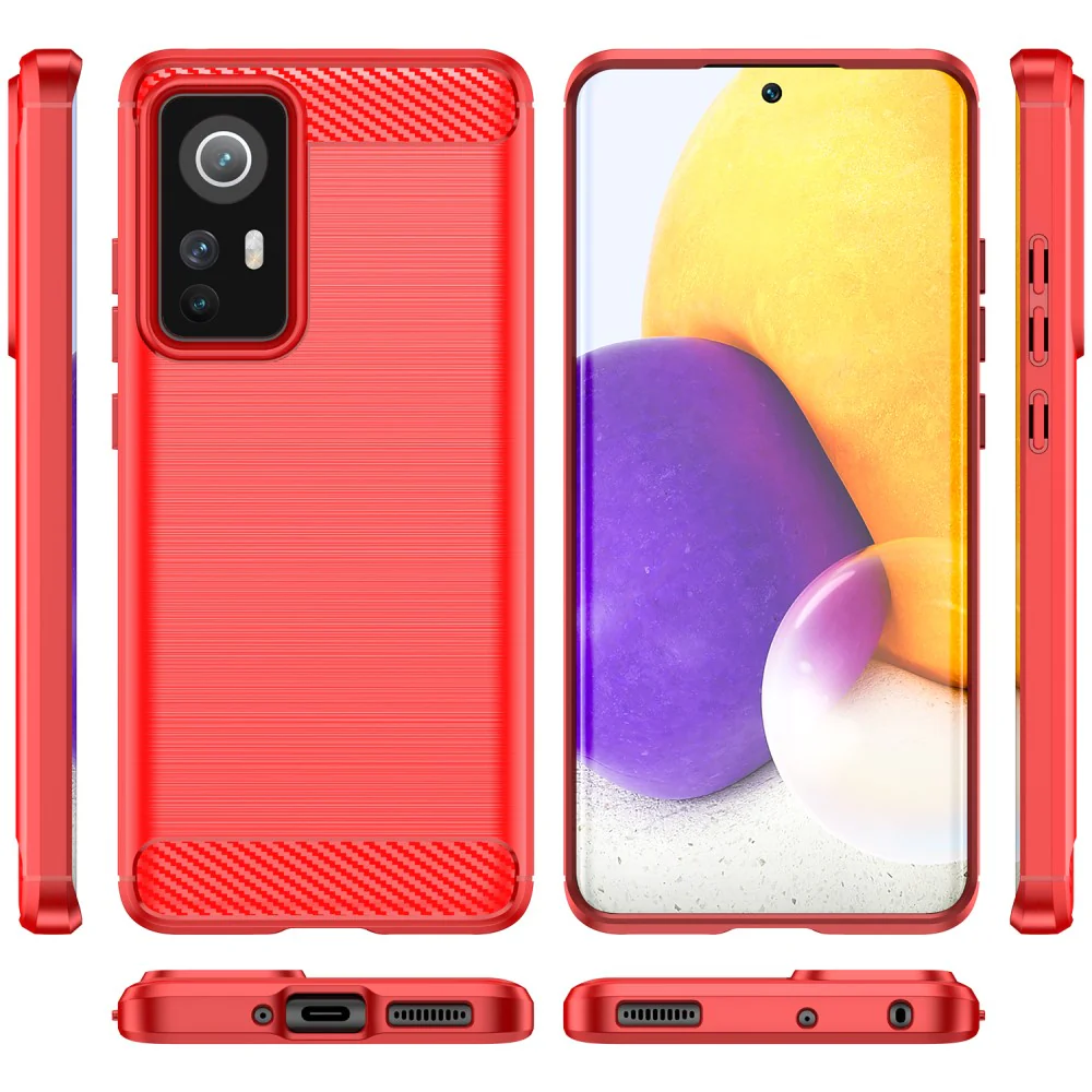 Xiaomi 12 - Metall Carbon Look Hülle - Image 3