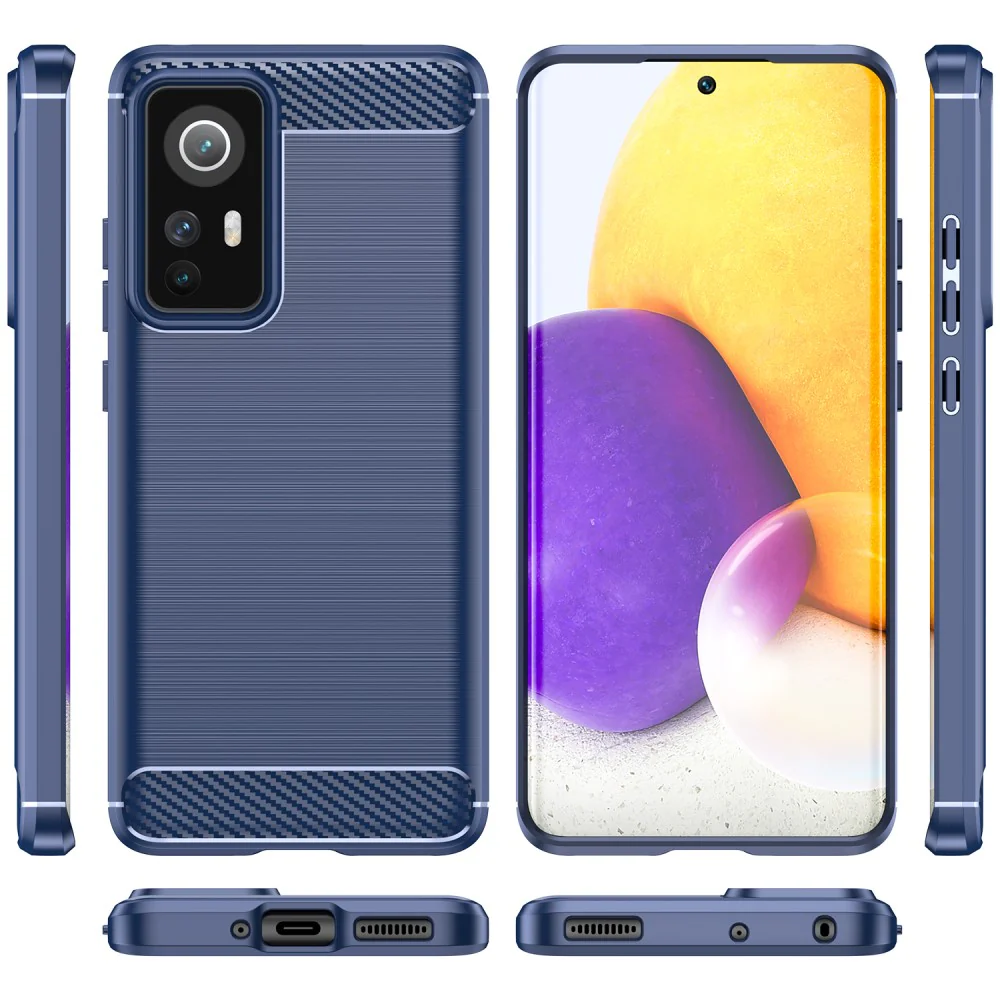 Xiaomi 12 - Metall Carbon Look Hülle - Image 4