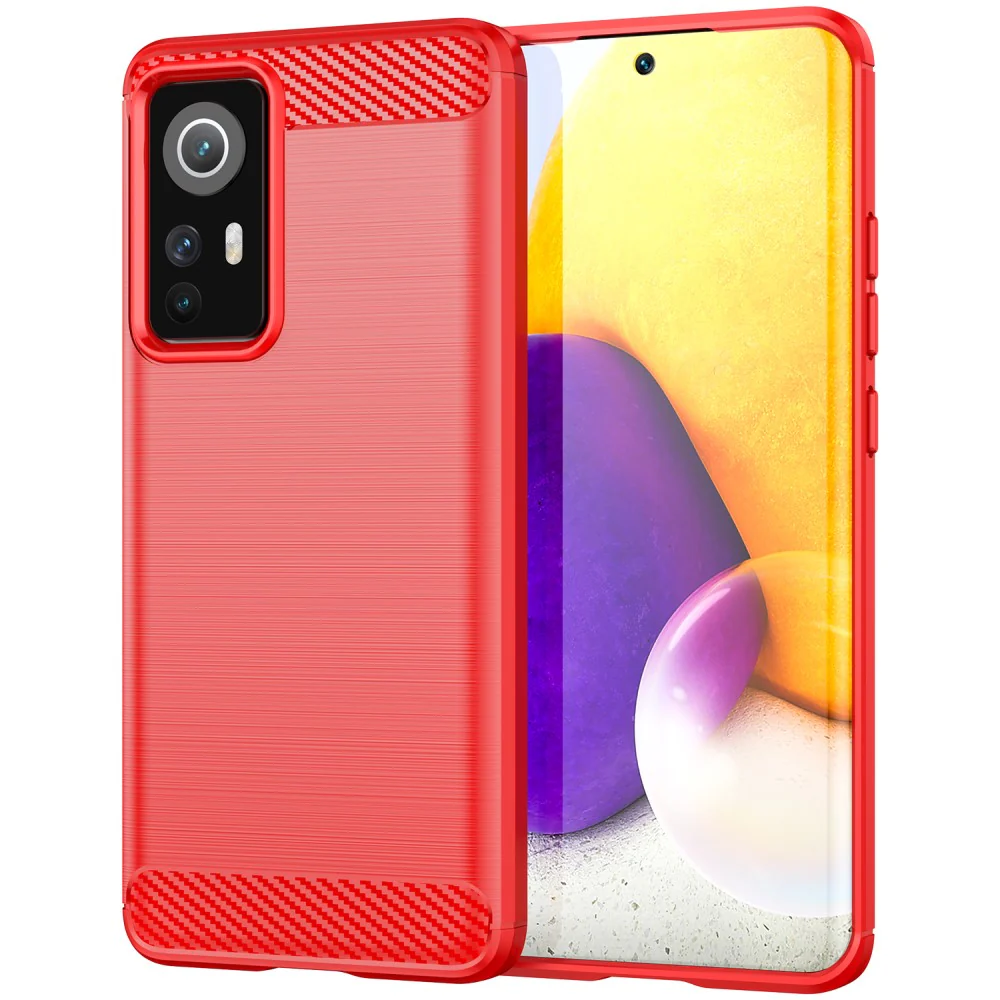 Xiaomi 12 - Metall Carbon Look Hülle - Image 5