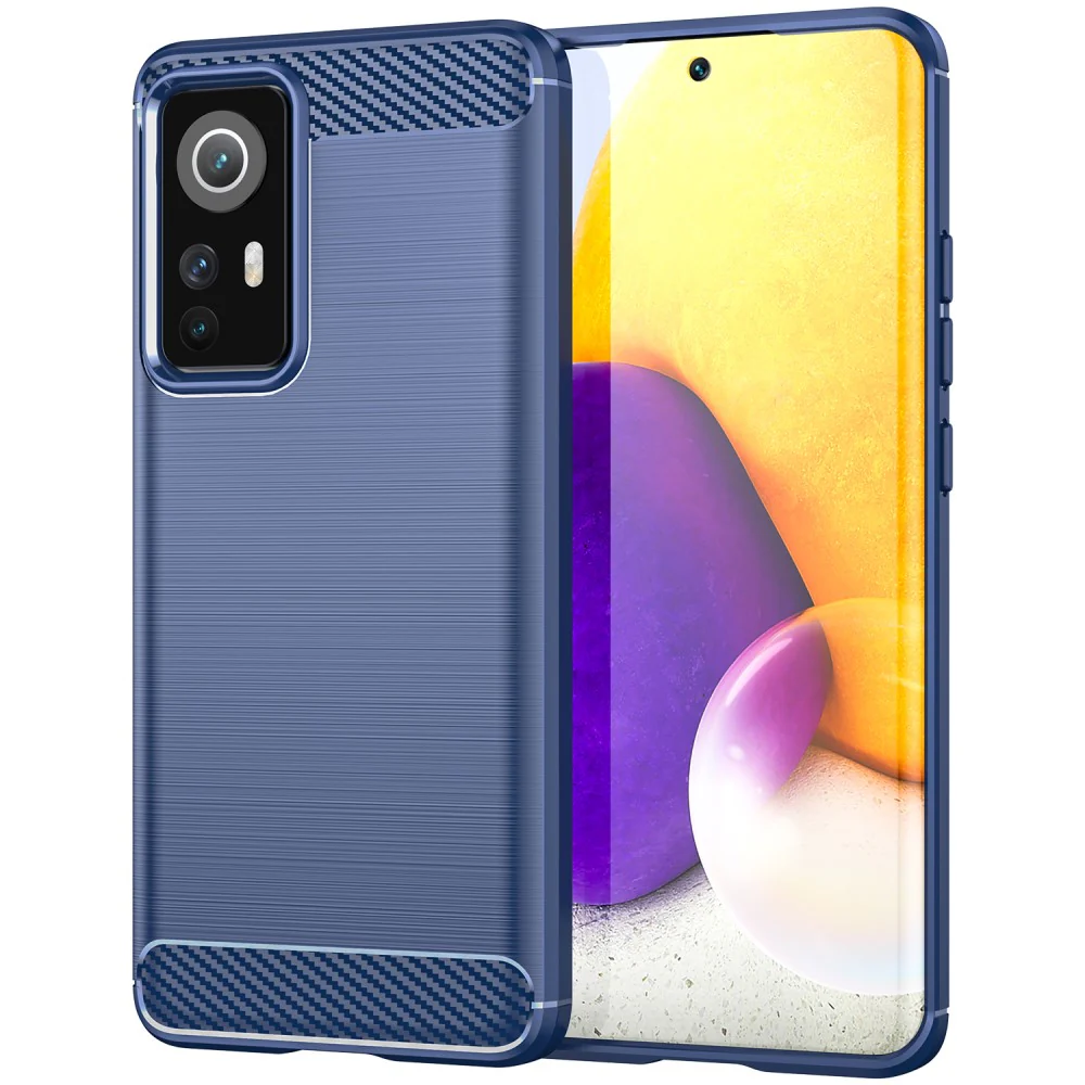Xiaomi 12 - Metall Carbon Look Hülle - Image 6