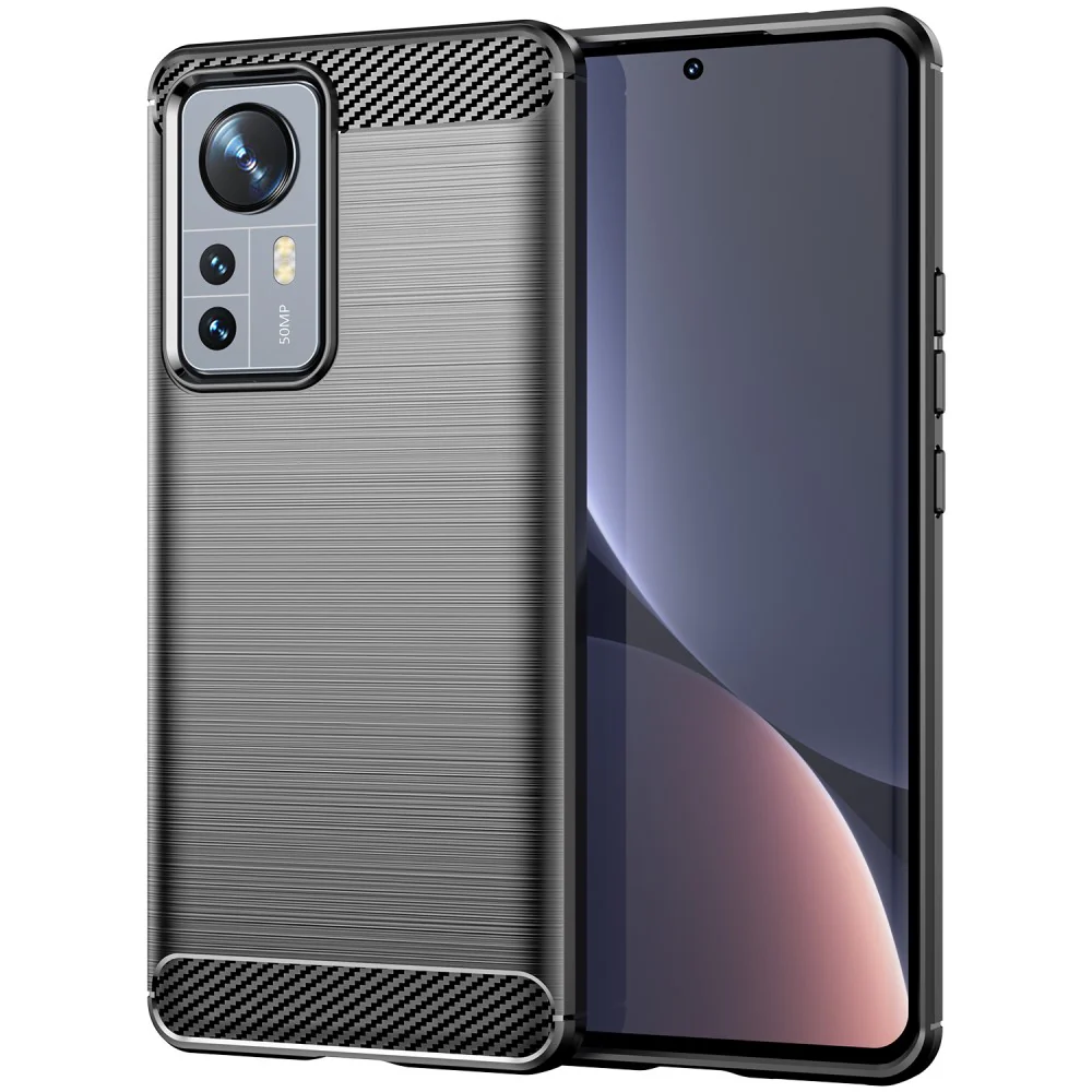 Xiaomi 12 Pro - Metall Carbon Look Hülle - Image 7