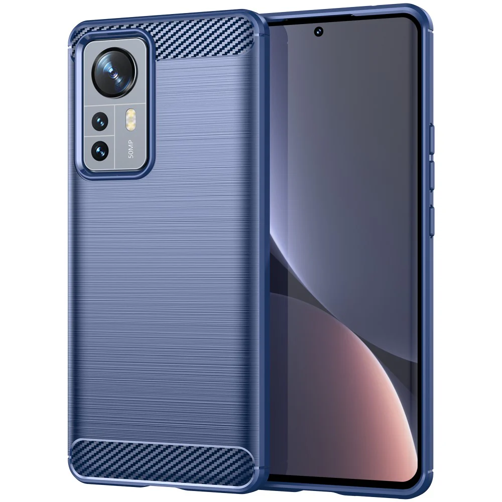 Xiaomi 12 Pro - Metall Carbon Look Hülle - Image 9