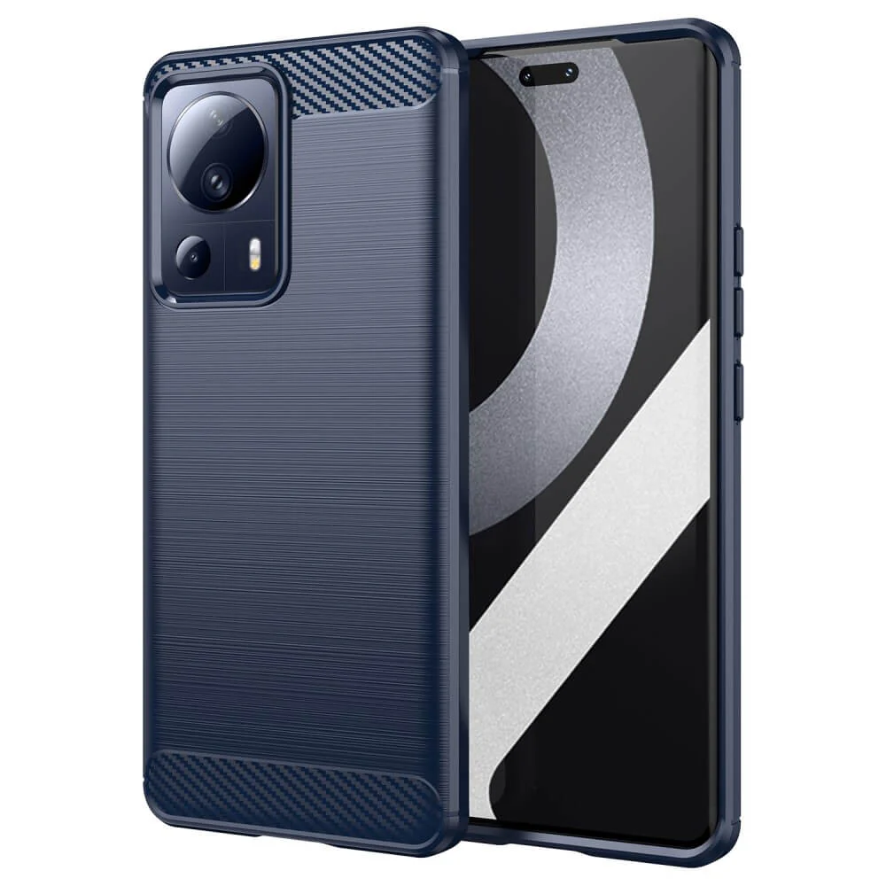 Xiaomi 13 Lite - Metall Carbon Look Hülle - Image 3