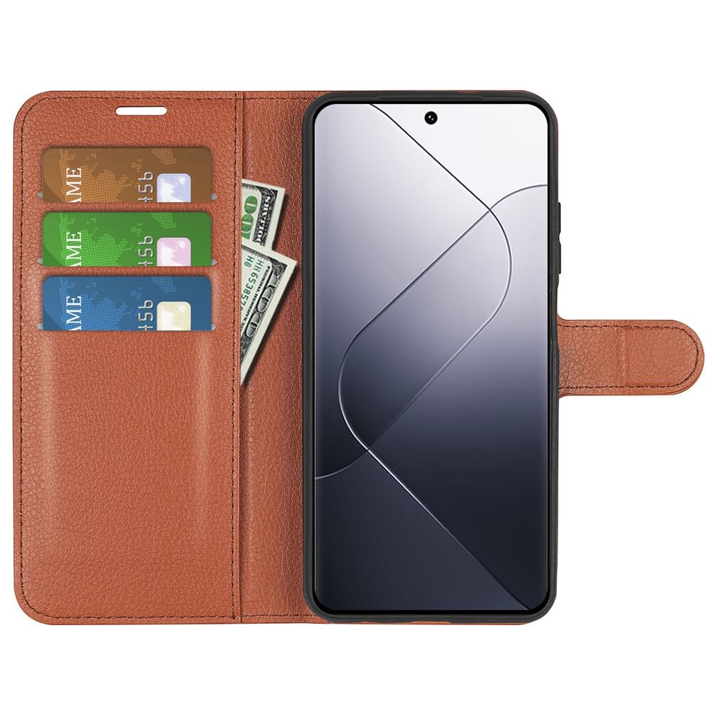 Xiaomi 14 - Leder Etui Hülle - Image 41