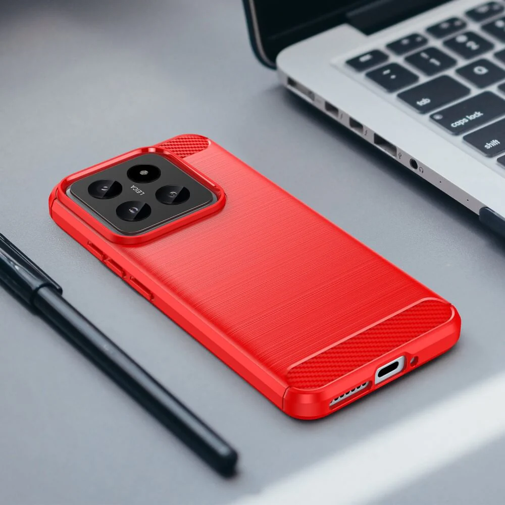 Xiaomi 14 - Metall Carbon Look Hülle - Image 10