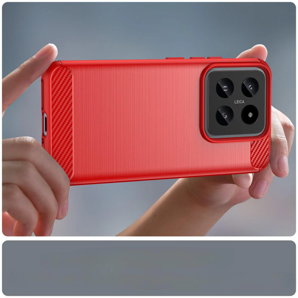 Xiaomi 14 - Metall Carbon Look Hülle - Image 12