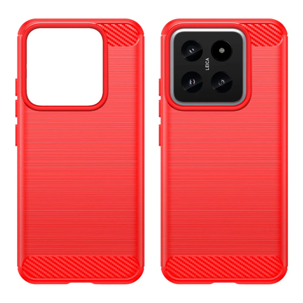 Xiaomi 14 - Metall Carbon Look Hülle - Image 15
