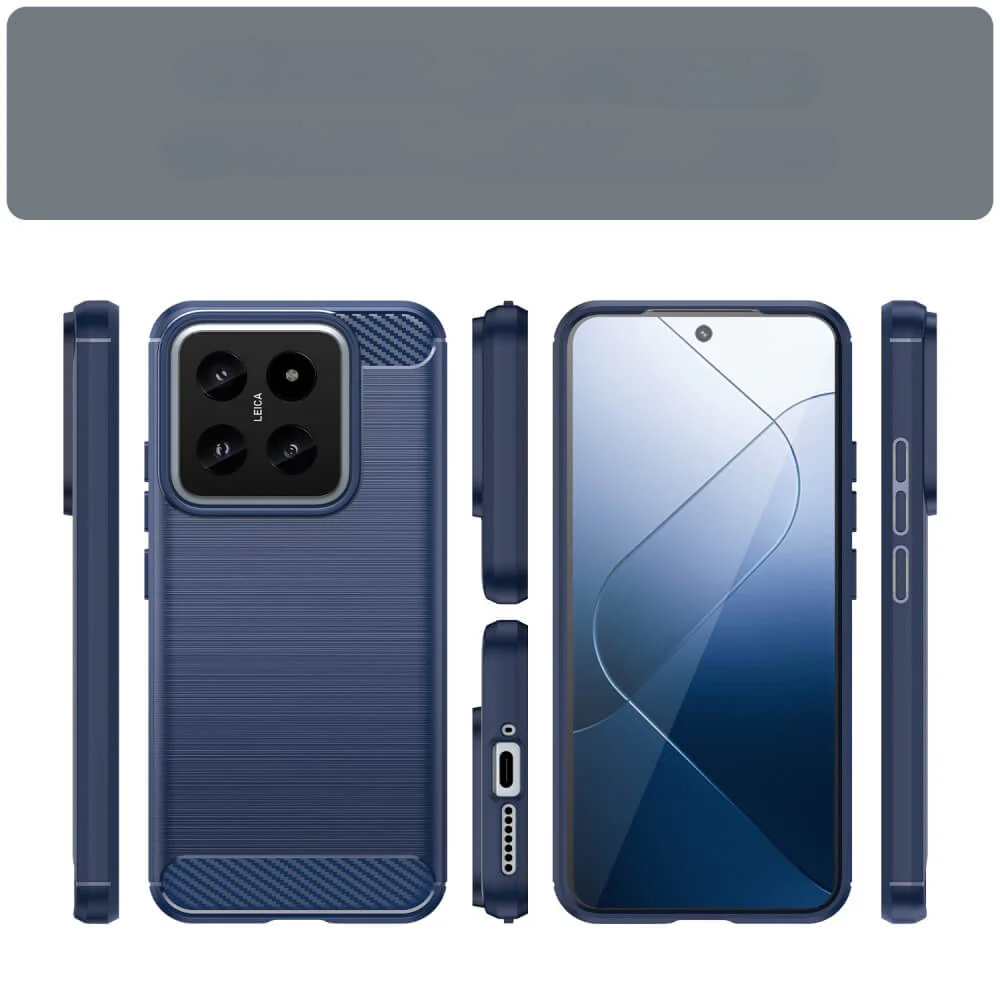 Xiaomi 14 - Metall Carbon Look Hülle - Image 16