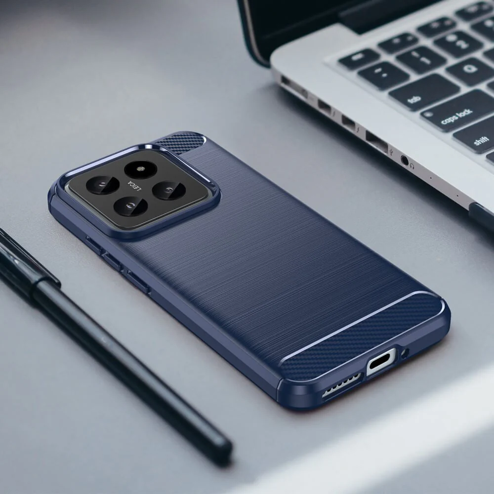 Xiaomi 14 - Metall Carbon Look Hülle - Image 17