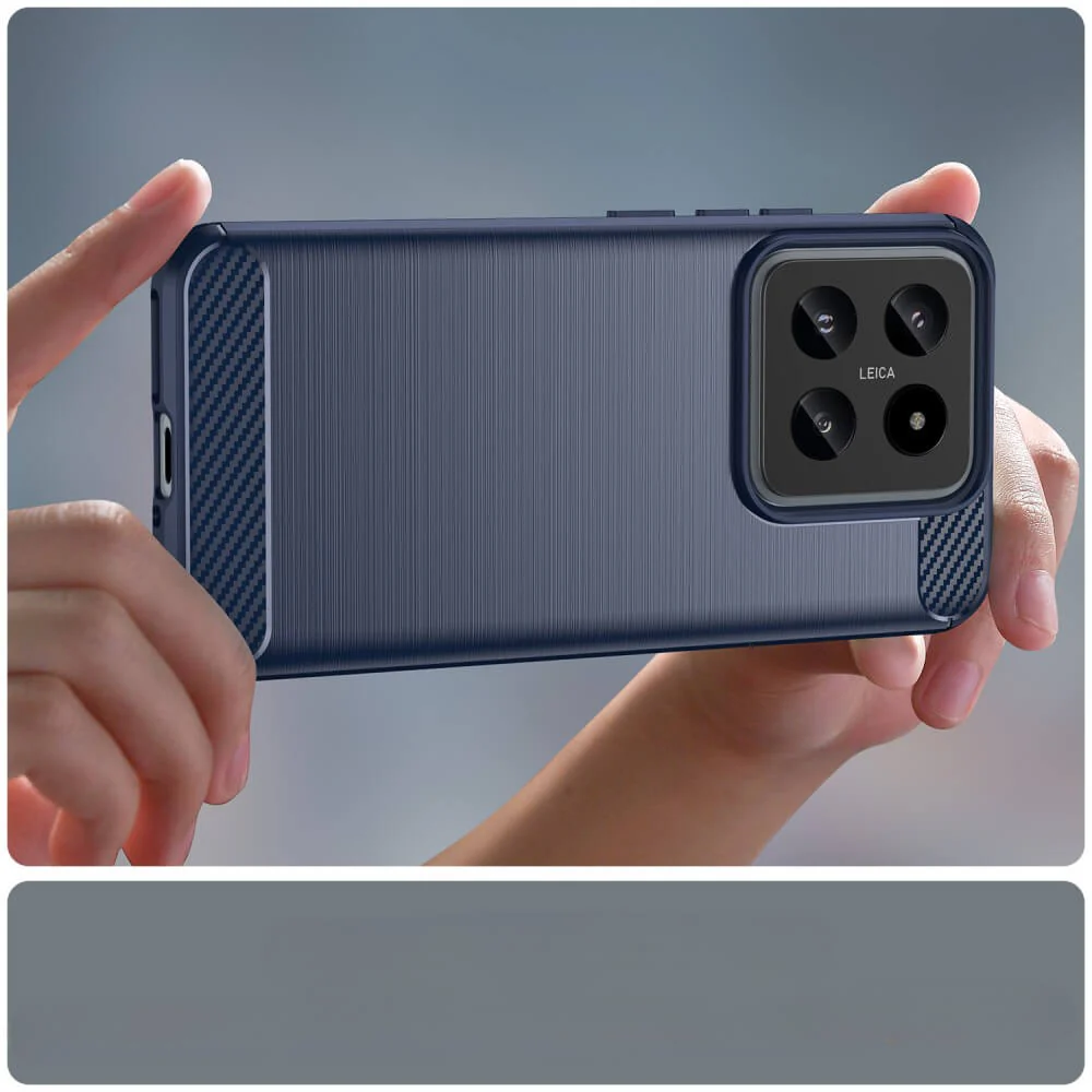 Xiaomi 14 - Metall Carbon Look Hülle - Image 19