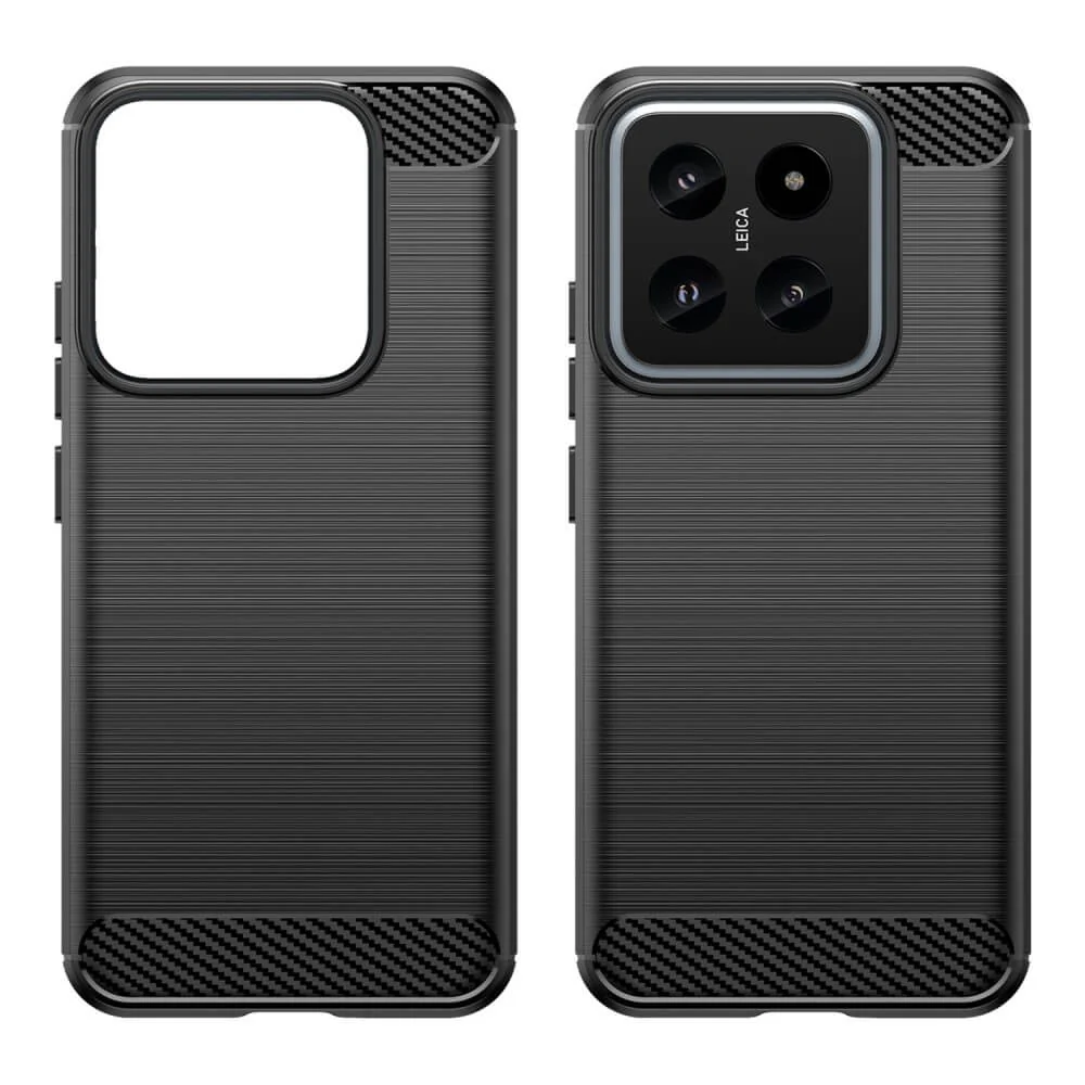 Xiaomi 14 - Metall Carbon Look Hülle - Image 3