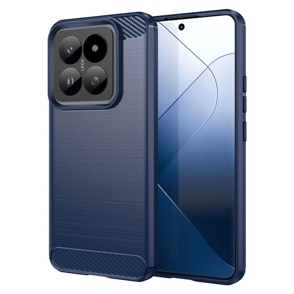 Xiaomi 14 Pro - Metall Carbon Look Hülle