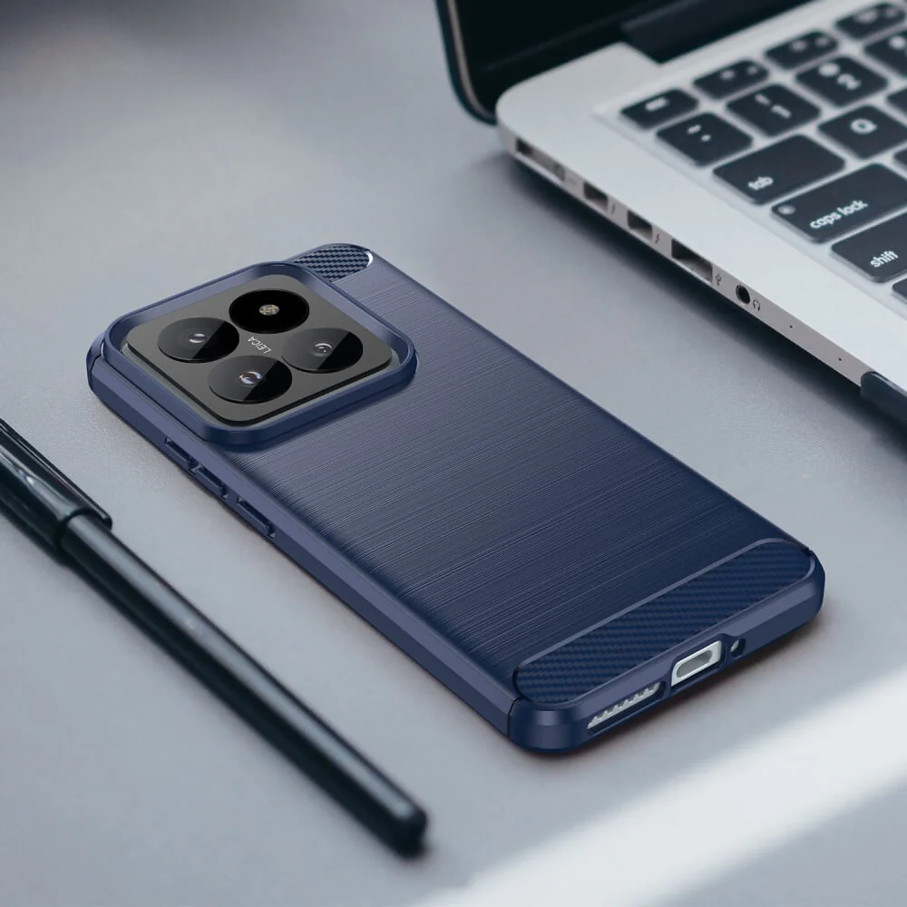 Xiaomi 14 Pro - Metall Carbon Look Hülle - Image 6