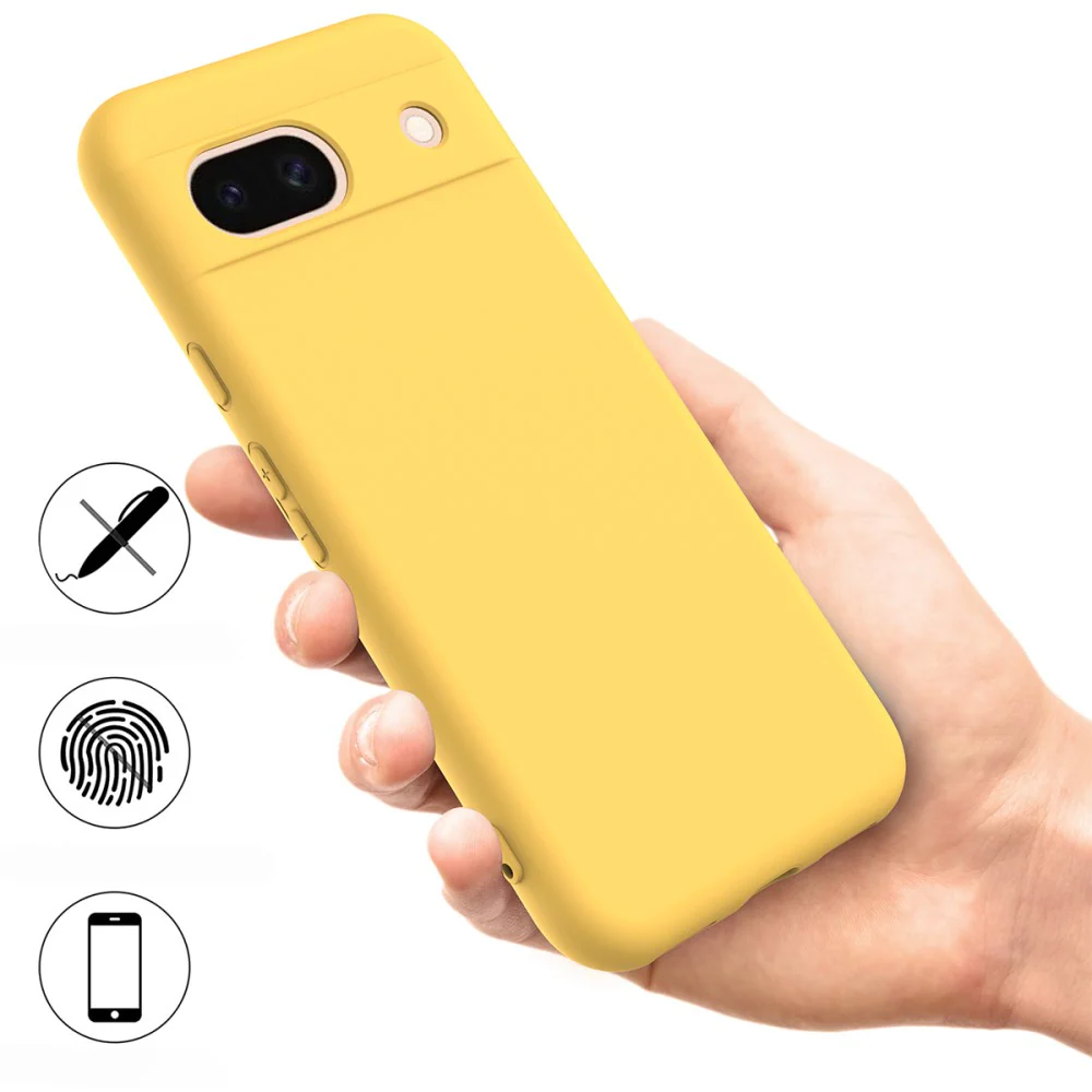 Google Pixel 8a - Silikon Gummi Hülle - Image 27